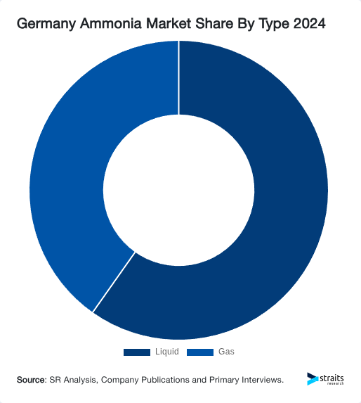 Germany Ammonia Market Share By Type 2024
