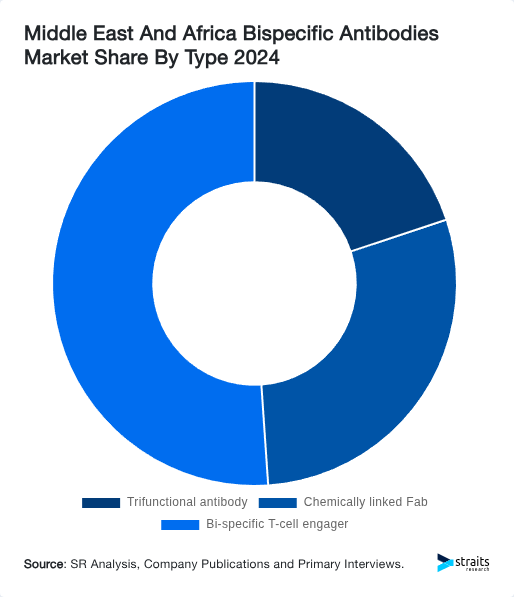 Middle East And Africa Bispecific Antibodies Market Share By Type 2024