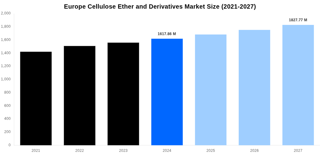 Europe Cellulose Ether and Derivatives Market Overview