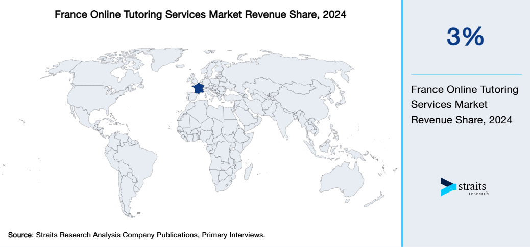 France Online Tutoring Services Market Revenue Share 2024