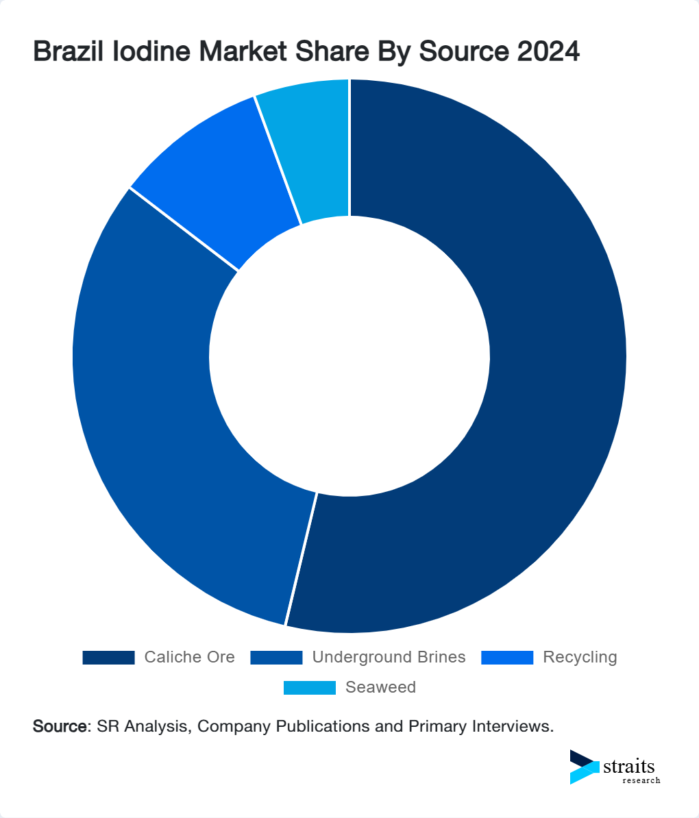 Brazil Iodine Market Share By Source 2024