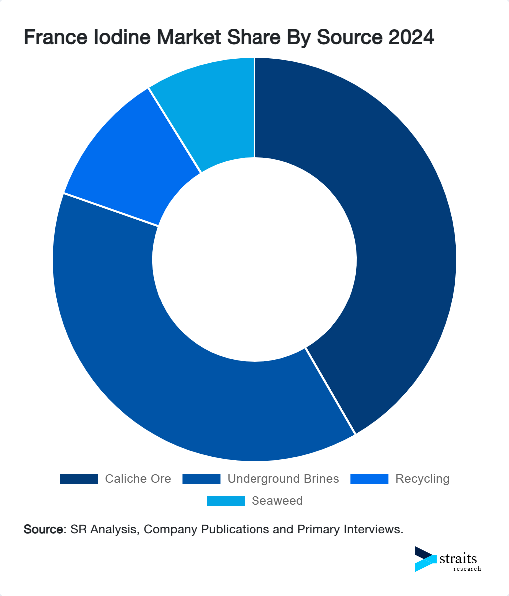 France Iodine Market Share By Source 2024