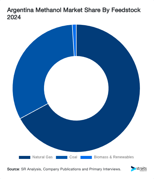 Argentina Methanol Market Share By Feedstock 2024