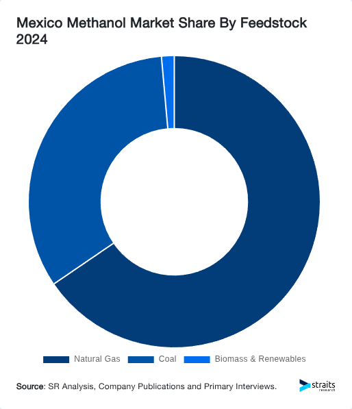 Mexico Methanol Market Share By Feedstock 2024