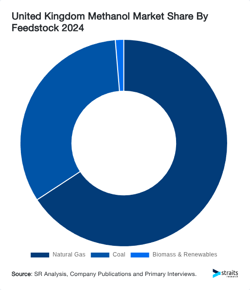 United Kingdom Methanol Market Share By Feedstock 2024
