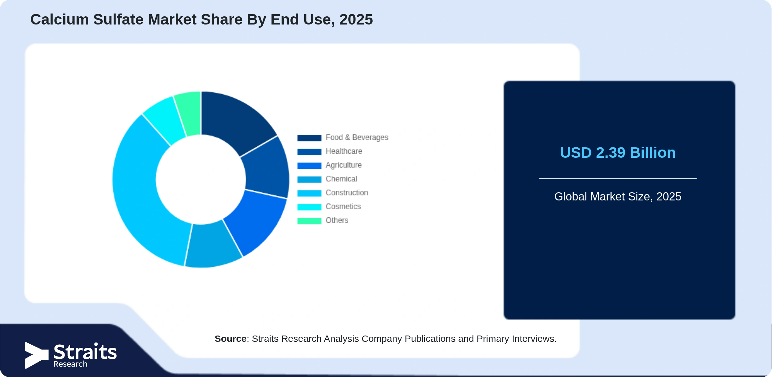 Calcium Sulfate Market Share By Segments