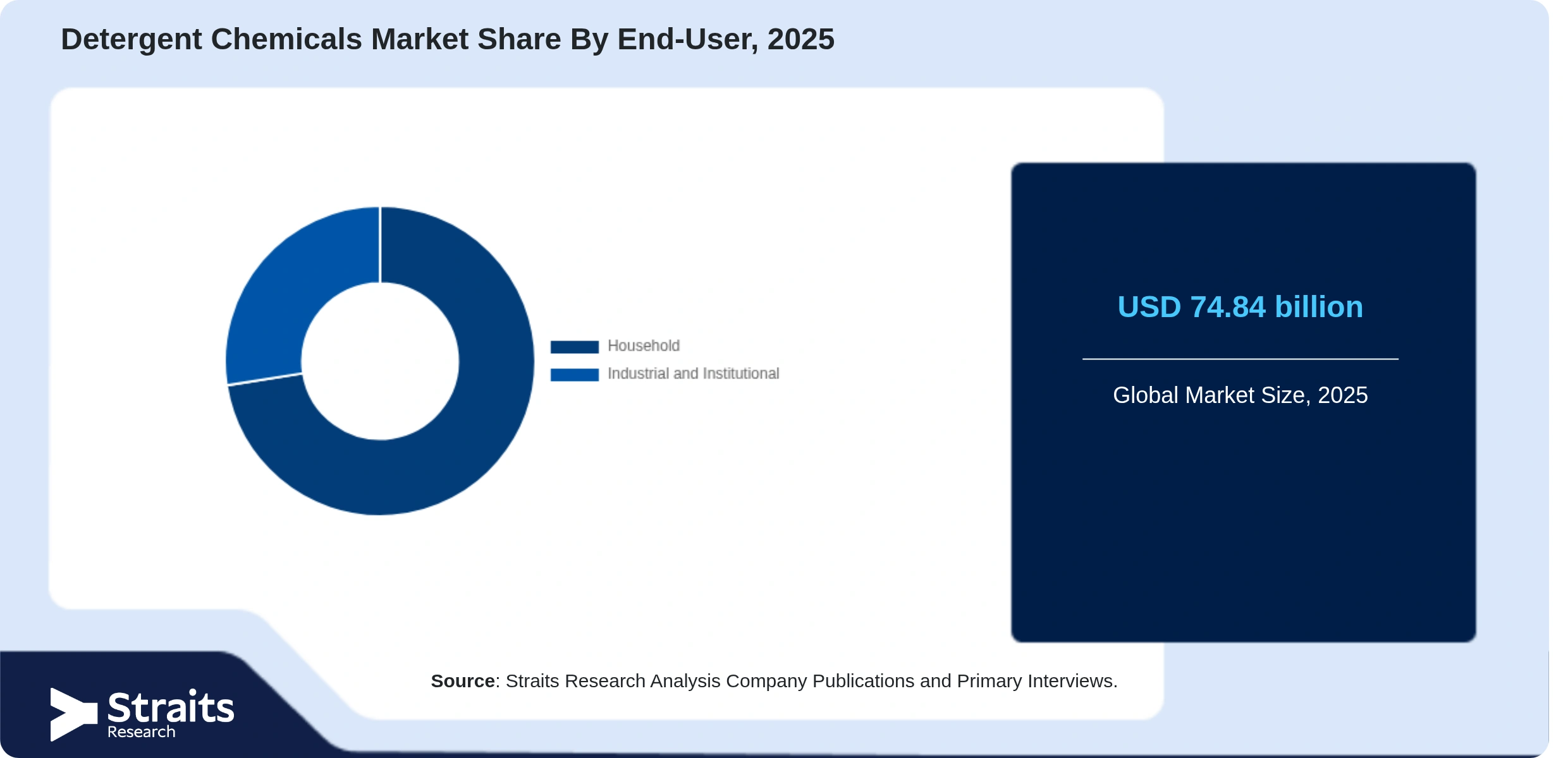 Detergent Chemicals Market Share By Segments