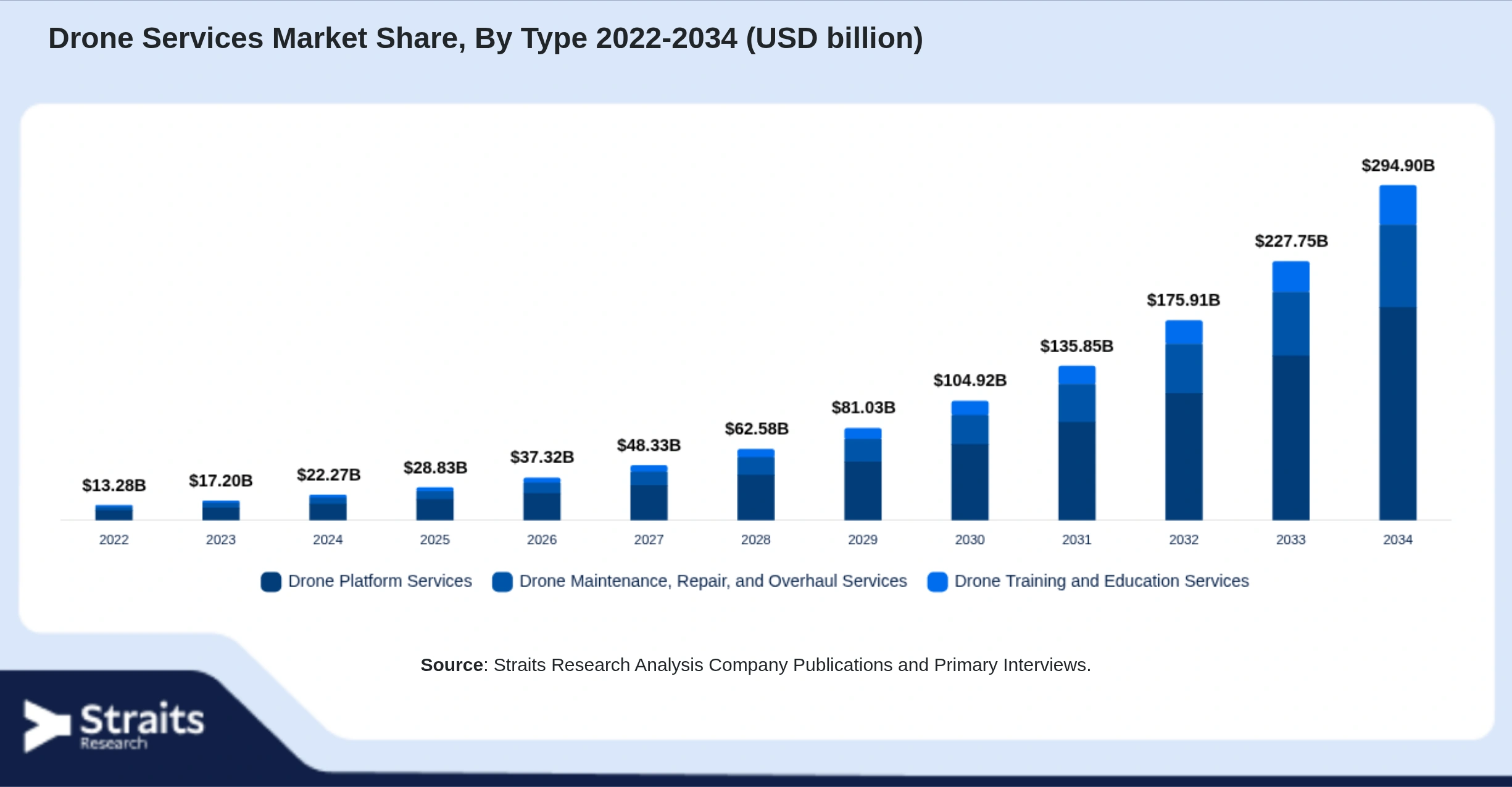 Drone Services Market Size By Segments