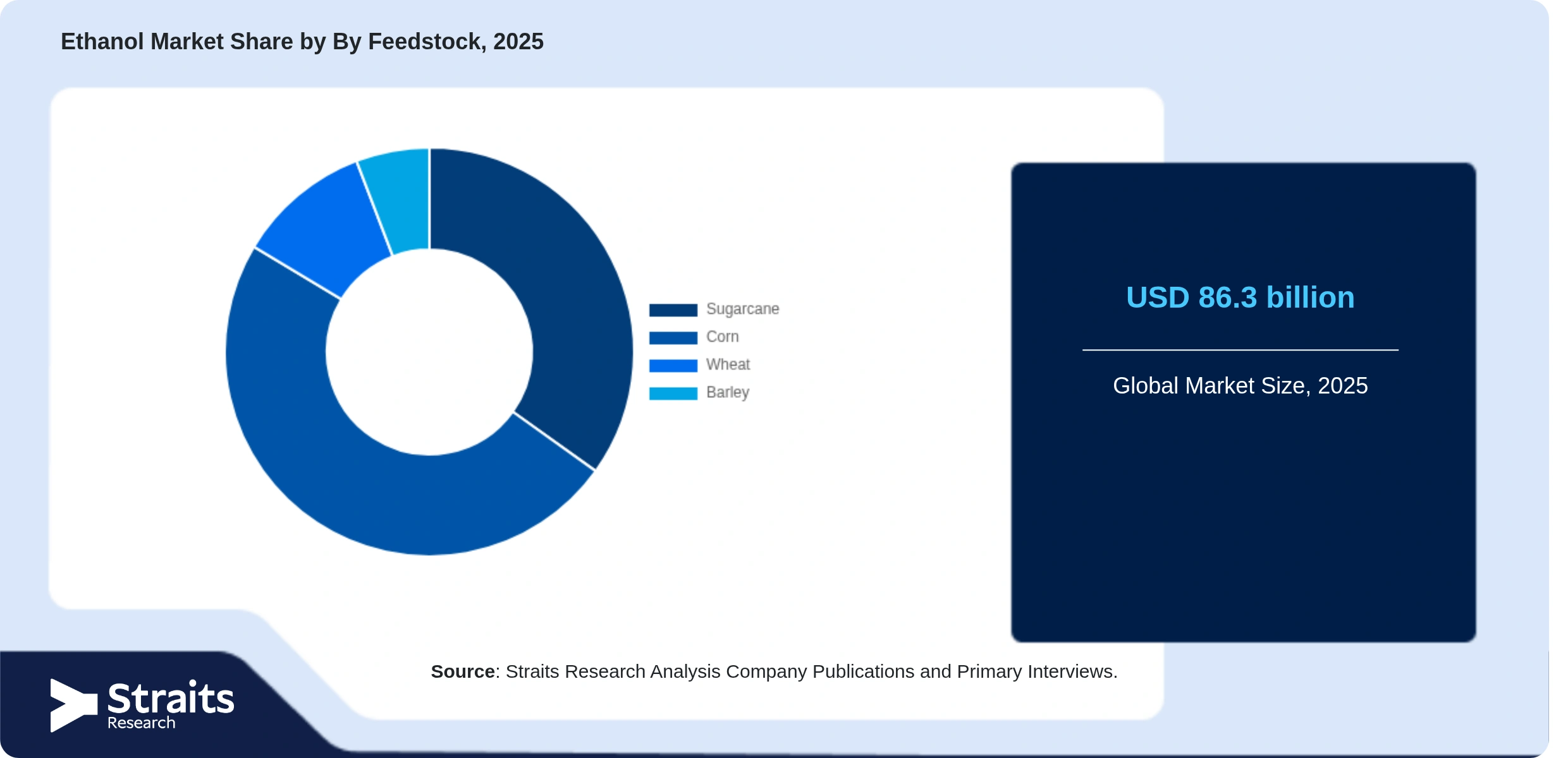 Ethanol Market Share By Segments