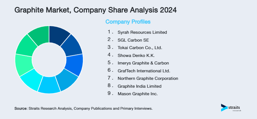 Graphite Market Share of Key Players