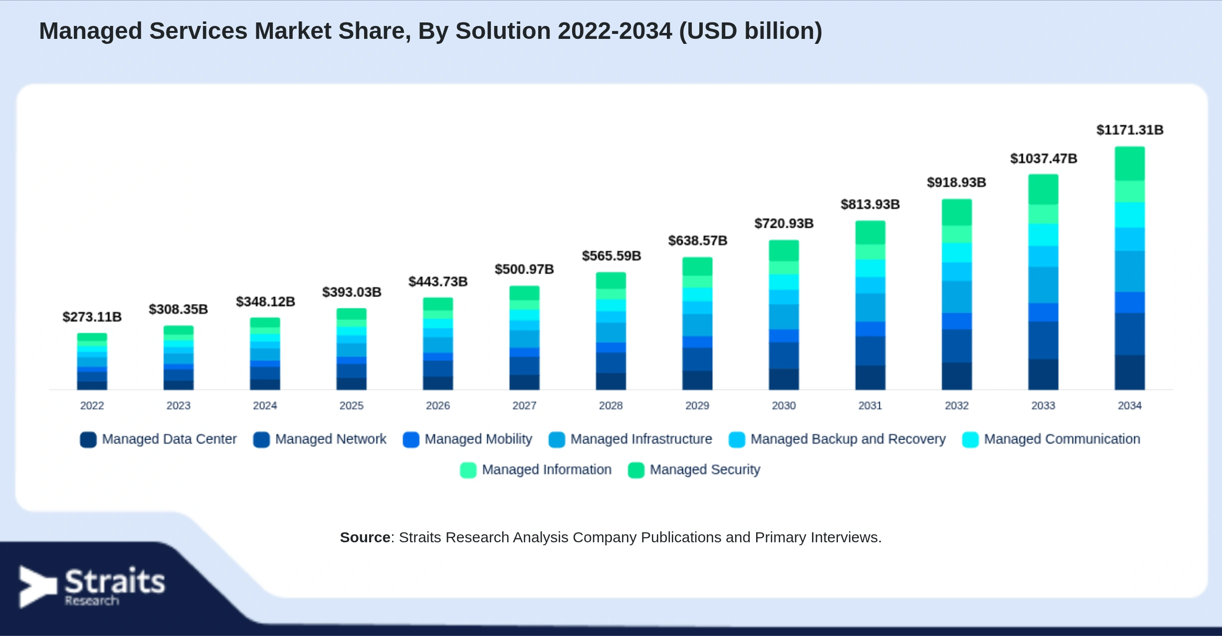 Managed Services Market Size By Segments