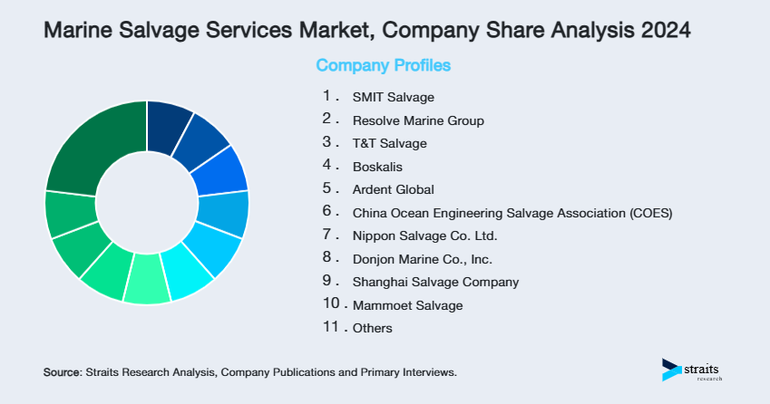 Marine Salvage Services Market Share of Key Players